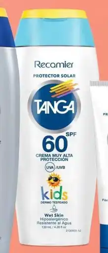 Leonisa Tanga bloqueador en crema spf 60 wet skin kids wet skin effect oferta