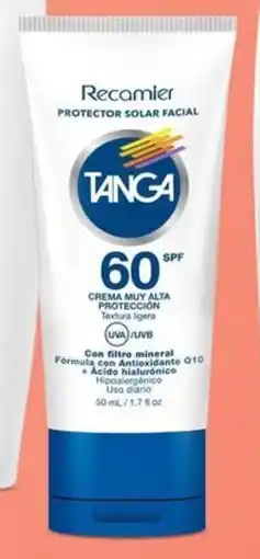 Leonisa Tanga bloqueador en crema facial spf 60 con q10+ oferta