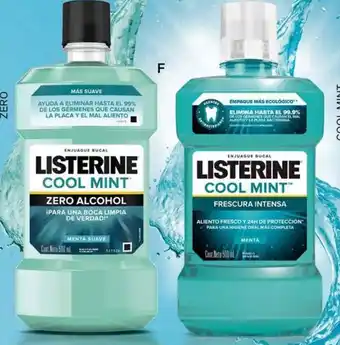 Leonisa Enjuague bucal listerine cool mint oferta