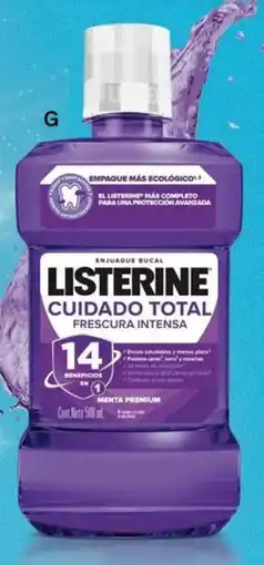 Leonisa Enjuague bucal listerine cuidado total oferta