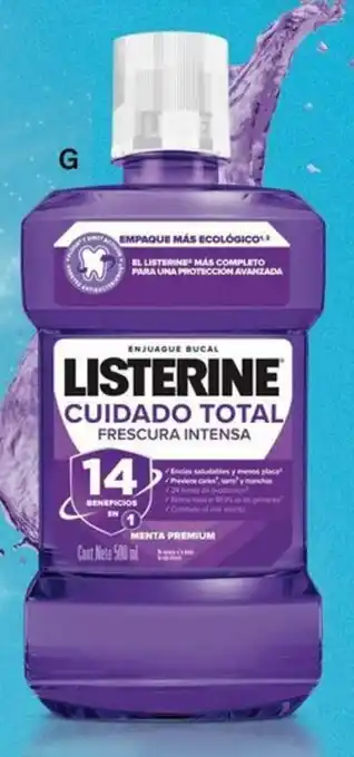 Leonisa Enjuague bucal listerine cuidado total oferta