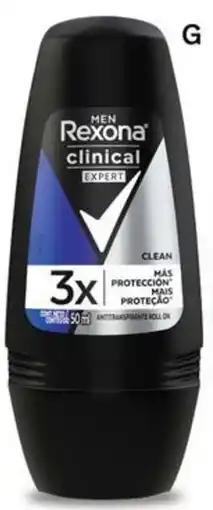 Leonisa Desodorante rexona men clinical clean oferta