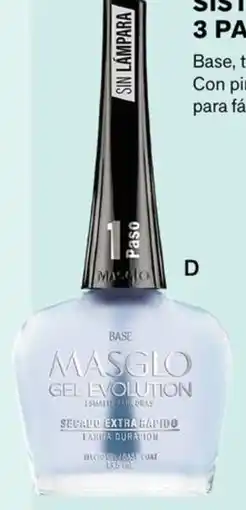 Leonisa Paso 1 base masglo gel evolution oferta