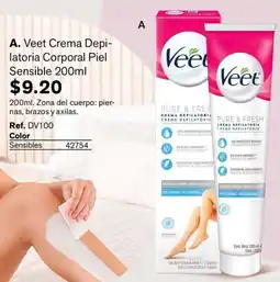 Leonisa Veet crema depi- latoria corporal piel sensible oferta