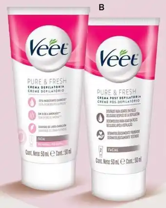 Leonisa Veet Crema depila- toria piel normal facial oferta