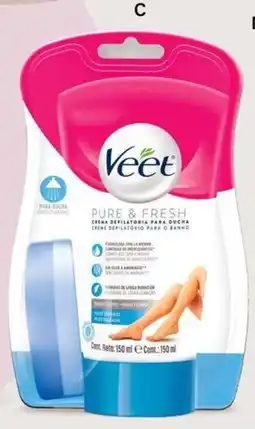 Leonisa Veet crema depi- latoria corporal para ducha para pieles sensibles oferta