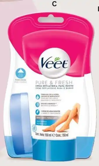 Leonisa Veet crema depi- latoria corporal para ducha para pieles sensibles oferta