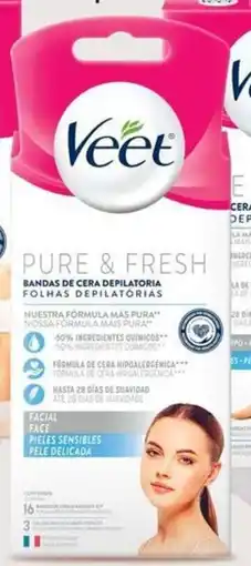 Leonisa Veet bandas depila- torias faciales para piel sensible oferta