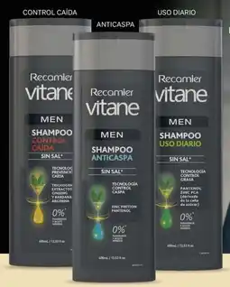 Leonisa Recamier Vitane Men Shampoo oferta