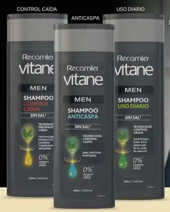 Leonisa Recamier Vitane Men Shampoo oferta