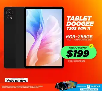 Novicompu Tablet Doogee T3OS WiFi 11 oferta
