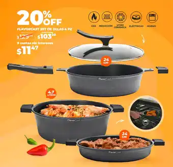 TVentas Flavorcast Set de Ollas oferta