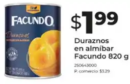 Tia Facundo duraznos en almíbar oferta