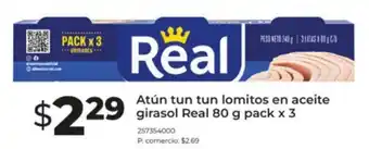 Tia Real atún tun tun lomitos en aceite girasol oferta