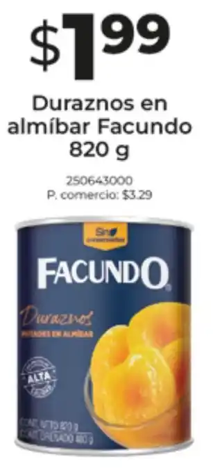 Tia Facundo duraznos en almíbar oferta