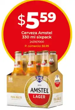 Tia Amstel cerveza sixpack oferta