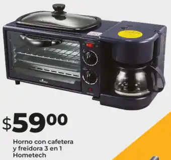 Tia Hometech horno con cafetera y freidora 3 en 1 oferta