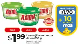 Tia Axion lavavajilla en crema oferta