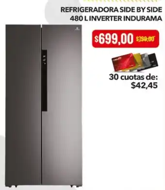 Tia Indurama refrigeradora side by side oferta