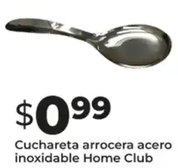 Tia Cuchareta arrocera acero inoxidable home club oferta