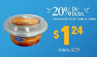 Coral Hipermercados Andilac manjar de leche oferta