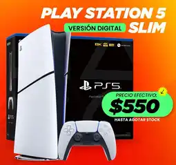 Novicompu Play station 5 versión digital slim oferta