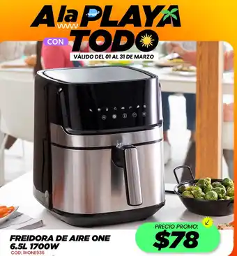 Novicompu Freidora de aire one oferta