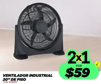 Novicompu Ventilador industrial 20" de piso oferta