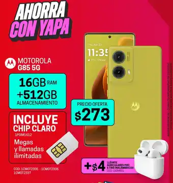 Novicompu Motorola G85 5G oferta