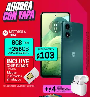 Novicompu Motorola g04 oferta