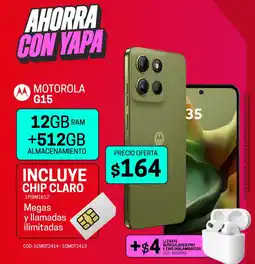 Novicompu Motorola G15 oferta