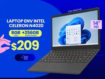 Novicompu Laptop ENV Intel Celeron N4020 oferta