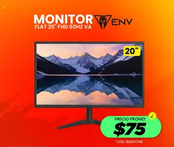 Novicompu ENV Monitor Flat 20" FHD 60Hz VA oferta