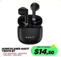 Novicompu Havit auriculares TW976 BT oferta