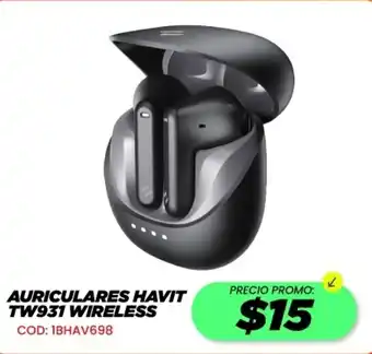 Novicompu Havit auriculares TW931 oferta