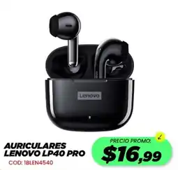 Novicompu Lenovo auriculares LP40 Pro oferta