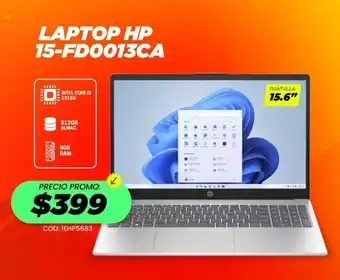 Novicompu HP Laptop 15-FD0013CA oferta