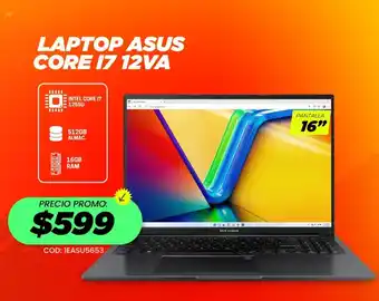 Novicompu ASUS Laptop CORE i7 12VA oferta