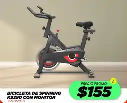 Novicompu Bicicleta de Spinning KS290 con Monitor oferta