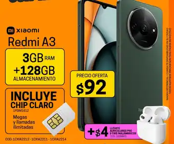 Novicompu Redmi A3 oferta