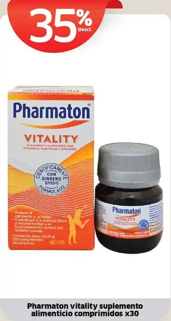 Farmacias Económicas Pharmaton Vitality oferta