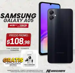 Novicompu Samsung galaxy a05 oferta