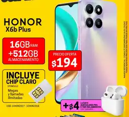 Novicompu Honor X6b Plus oferta