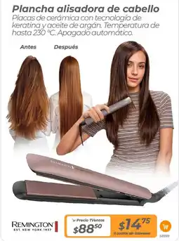 TVentas Remington plancha alisadora de cabello oferta