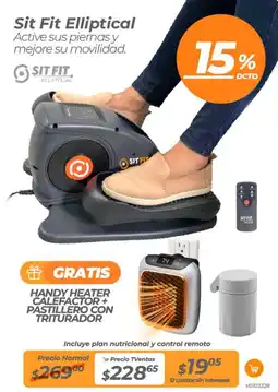 TVentas Sit fit elliptical oferta