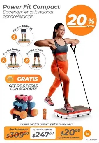 TVentas Power fit compact oferta