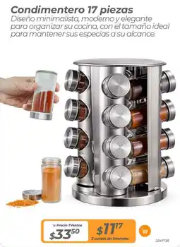 TVentas Condimentero oferta