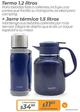 TVentas Termo+ jarra térmica oferta