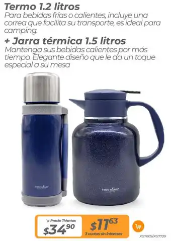 TVentas Termo+ jarra térmica oferta