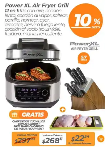 TVentas Power xl air fryer grill 12 en 1 oferta